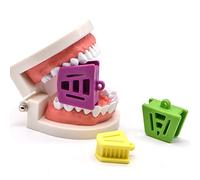 Angzhili 3 PCS Dental Mouth Prop Dental Bite Block Bite Blocks Dentistry Accessories (3 Pcs/Set)