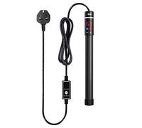 Angzhili 50-500W Aquarium Heater,LED Display Submersible Titanium Fish Tank Heaters Thermostat with External Thermostat Controller (50 W)
