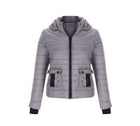 ANHATUIV Lightweight Down Jacket Classic Long Sleeve Winter Womens Warm Coat Hooded Jacket Short Puffer Jackets with Pockets Ladies Down Puffer Jackets Ladies Quilted Coat