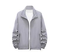 ANHATUIV Mens Jacket Men's Sports Shell Jacket Lightweight Windbreaker Outdoor Recreation Coat Men's Lightweight Full Zip Men Spring Autumn Plus Size Jackets Men Jackets for Work