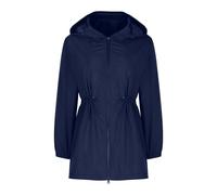 ANHATUIV Waterproof Jackets Women Women'S Rain Jacket Lightweight Waterproof Raincoat With Hood Windbreaker Breathable Active Outdoor Coats Rain Gear Travel Hiking Cycling