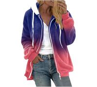 ANHATUIV Womens Hoodies Teddy Fleece Hoodies Zip Up Oversized Double Fuzzy Fluffy Jacket Winter Stylish Cardigan With Pockets Warm Coats Plush Cardigan Plus Size Thickened Coats Casual Overcoat XXL