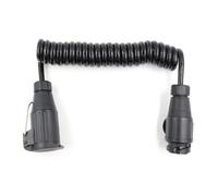 Anhoer 13 Pin Trailer Extension Lead 3M Coiled Male to Female 12V