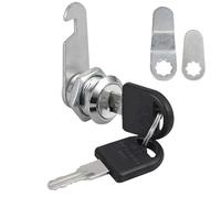 Anhoer 20mm Security Mailbox Lock with Different Keys Barrel Drawer Cabinet Mail Box Locker Cam Lock Cabinet Drawer Cam Lock for Door Cabinet Cupboard Locker Letter Box Wardrobe
