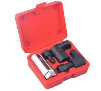 Anhoer 5Pcs O2 Oxygen Sensor Socket Set Wrench Remover Tool and Thread Chaser Set CR-V Steel Automotive Offset Oxygen Sensors Wrench Remover Tool