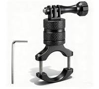 Anhoer Bicycle Handlebar Mount Universal Holder Handlebar Bracket Bike Holder Aluminum Rotation Rack Cradle 360 Degree for GoPro Camera for Hero 3/4/5/6/7/8/9/10/11/12/13