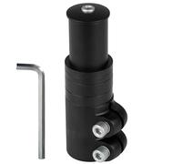 Anhoer Bike Stem Riser 125mm Aluminium for 1-1/8 Inch Steerer Black