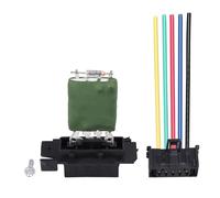 Anhoer Car Blower Motor Resistor with Wiring Repair Plug Harness Heater Motor Blower Fan Resistor Regulator 13248240 77364061 55702407 6845796 FOR Vauxhall/Opel Corsa D/MK3