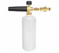 Anhoer Snow Foam Lance Leak Proof Snow Foam Gun 1L Bottles Snow Foam Bottle with Adjustable Nozzle for Nilfisk Gerni STIHL G1/G2/G3/G4/G4R/G5