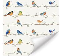 ANHUIB Birds Self Adhesive Wallpaper Green Branch Birds Wallpaper Hummingbird Peel and Stick Wall Paper for Bedroom Animal Wall Decals for Living Room Bathroom Branch Contact Paper Cabinet Decor