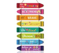 ANHUIB Inspirational Quotes Wall Art Be Kind Motivational Phrases Wall Decor for Nursery Inspirational Mental Wood Sign Kids Mental Health Affirmations Wood Sign Positive Hanging Sign for Kid Bedroom