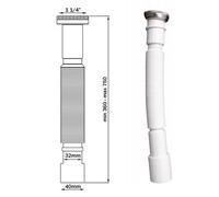 Ani-plast Aniplast 5/4 Inch X 32/40mm Flexible Drain Waste Trap With Chromed Nut Adjustable Siphon