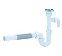 Ani-plast Aniplast 6/4 Inch X 40mm Kitchen Sink Drain Waste Trap With Flexible Part Dishwasher Input