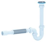 Ani-plast Aniplast 6/4 Inch X 40mm Kitchen Sink Drain Waste Trap With Flexible Part For Easy Connection