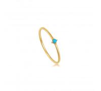 Ania Haie 14k Gold Turquoise Stone Ring RAU001-02YG - Size 52 - 14k Gold