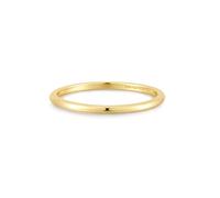 Ania HAIE Chic Creator Plain Women's Ring in 925 Sterling Silver 14K Gold Plated Size EUR 54 with Gift Box