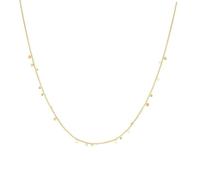 ANIA HAIE Chill Voyager Women's Necklace 925 Sterling Silver 14K Gold Plated with 19 Gold Plates, Length 40.5 cm + 5 cm Extender