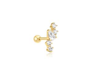 Ania Haie Constellastion Barbell Earring Single Silver E070-10G - Woman Gold