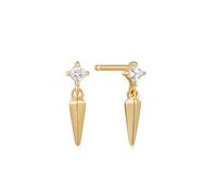 Ania Haie Dance Til Dawn Earrings Goldplated Silver E041-03G-W - Woman - Quartz - 925 Sterling Silver Gold