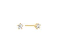 Ania Haie Fairy Dust Gold Mini Five-prong Sparkle Stud | Acotis - Sterling Silver / 14ct Gold Plated