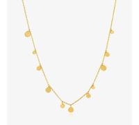 Ania Haie Geometry Class 14ct Gold Plated Multi Disc Necklace N005-01G