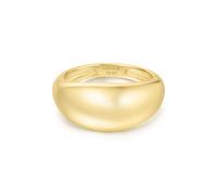 ANIA HAIE Vogue Maven Bold Dome Ring 925 Sterling Silver 14K Gold Plated Size 54 with Gift Box