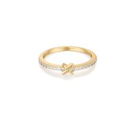 Ania Haie Gold Cross Cubic Zirconia Ring - Size 58 - Gold Plated / Sterling Silver / Zirconia