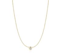 Ania Haie Gold Just You Solitaire Necklace | Acotis - Gold Plated