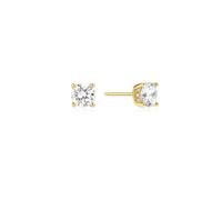 Ania Haie Gold Just You Solitaire Stud Earrings | Acotis - Gold Plated