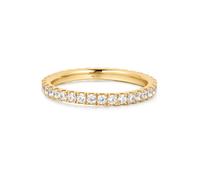 Ania Haie Gold Pavé Ring R057-01G - Bold Statement | Acotis - Size 56 - Gold Plated / Sterling Silver / Zirconia