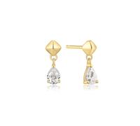 Ania Haie Trailblazer Earrings Goldplated Silver E067-04G - Woman - 925 Sterling Silver Gold 11 mm