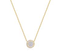 Ania Haie Luna Gaze Gold Reversible Pavé Moon Evil Eye Necklace