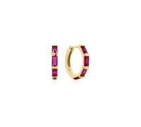 Ania Haie Gold RosÃ© Holiday Huggie Hoop Earrings | Acotis - Gold Plated