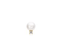 Ania Haie Gold Shell Pearl with Accent Barbell Single - Gold Plated