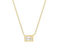 Ania Haie Gold Sparkling Bezel-Set Cube Necklace | Acotis - Gold Plated