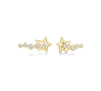 Ania Haie Gold Sparkling Meteor Climbers | Acotis - Gold Plated