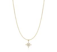 Ania Haie Gold Sparkling Nova Star Necklace | Acotis - Gold Plated