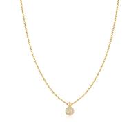 Ania Haie Gold Sphere Pave Necklace - Gold Plated / Sterling Silver / Zirconia