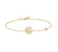 Ania Haie Gold Star Mother-of-Pearl Bracelet B065-02G - Exclusive Design | - Sterling Silver / 14ct Gold Plated / Mother of Pearl / Cubic Zirconia