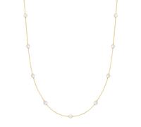 Ania Haie Elegant Gold Shell Pearl Necklace - Sterling Silver / 14ct Gold Plated / Shell Pearl