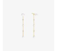 Ania Haie Luna Gaze Gold Plated Shell Pearl Drop Stud Earrings E075-11G