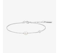Ania Haie Luna Gaze Silver Shell Pearl & Cubic Zirconia Bracelet B075-01H