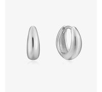 Ania Haie Luxe Minimalism Sterling Silver Luxe Huggie Hoop Earrings E024-03H