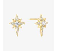 Ania Haie Miss Dainty 14ct Gold Plated Cubic Zirconia Star Stud Earrings E065-02G