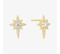 Ania Haie Miss Dainty 14ct Gold Plated Cubic Zirconia Star Stud Earrings E065-02G