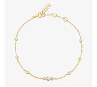 Ania Haie Miss Dainty 14ct Gold Plated Multi Cubic Zirconia Bracelet B065-03G