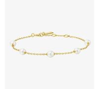 Ania Haie Miss Dainty 14ct Gold Plated Shell Pearl Bracelet B065-01G