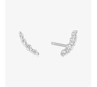 Ania Haie Miss Dainty Sterling Silver Bezel Beaded Stone Earrings E065-01H