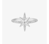 Ania Haie Miss Dainty Sterling Silver Cubic Zirconia Star Ring R065-02H-54