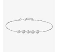 Ania Haie Miss Dainty Sterling Silver Pave Multi Bead Bracelet B065-04H